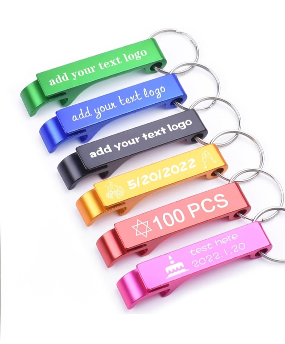 Personalized Bottle Opener Keychain