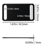Personalized Slip-on Pet Collar / Luggage Strap ID Tag