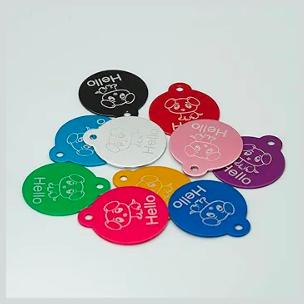 Personalized Round Metal Pendant/Tag/Keychain