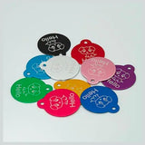 Personalized Round Metal Pendant/Tag/Keychain