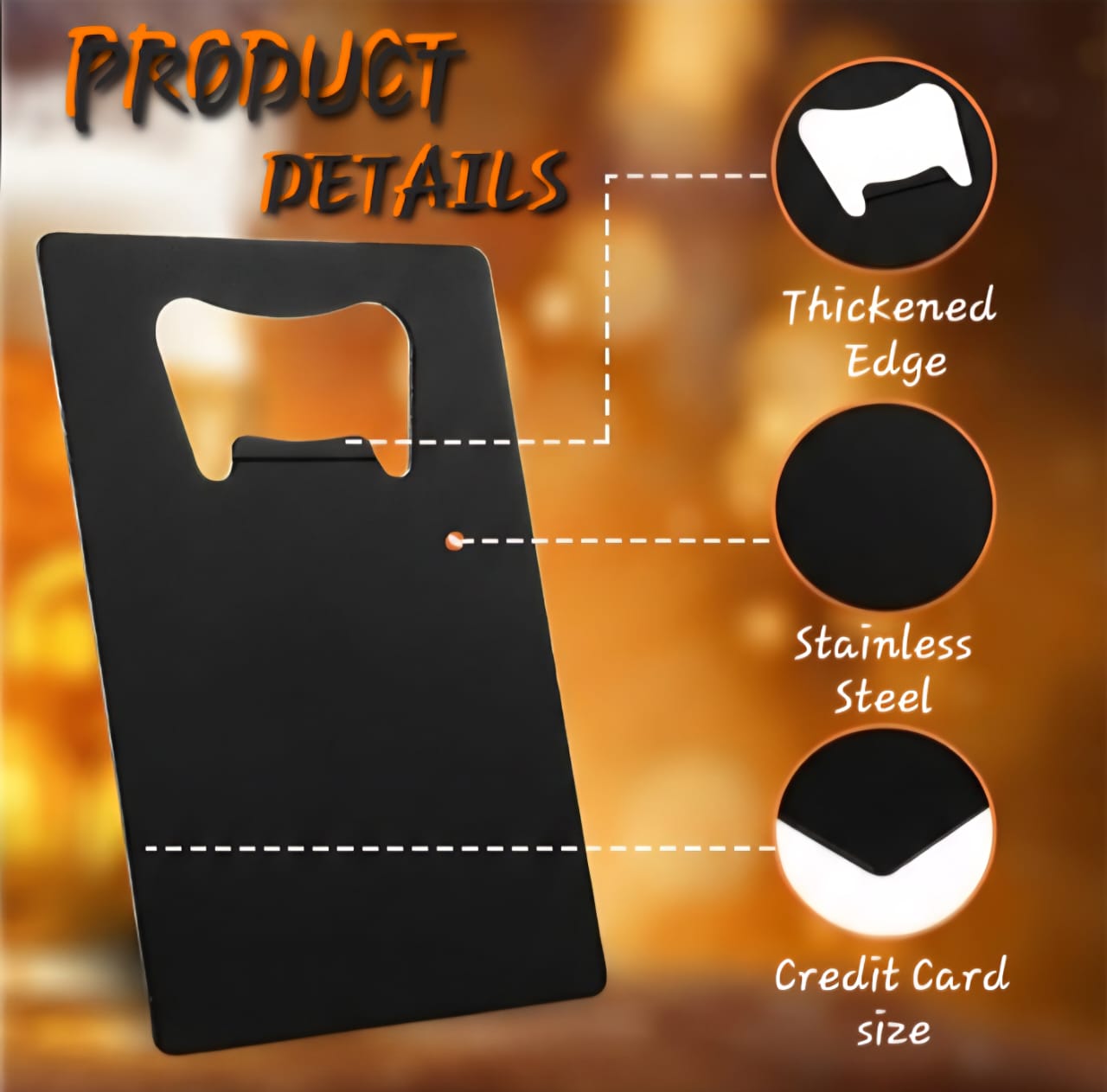 Personalized Metal Card Style Bottle Opener