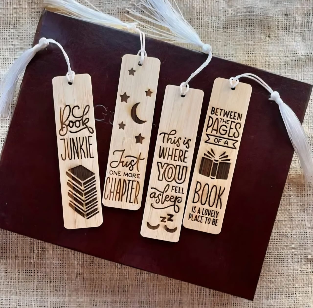 Personalized Wooden Bookmarks