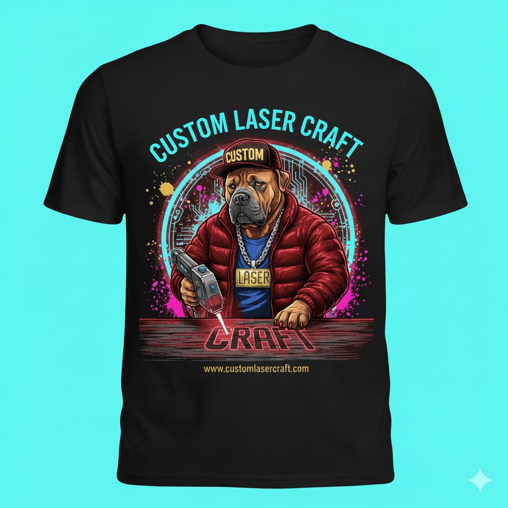 Custom Laser Craft T-Shirt