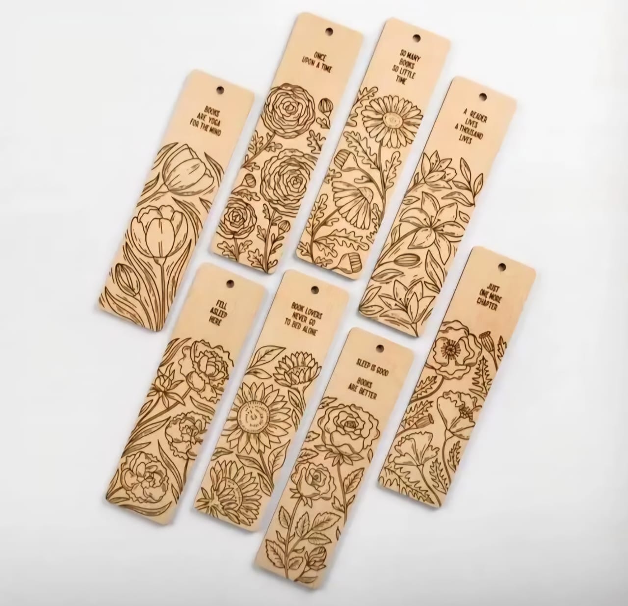 Personalized Wooden Bookmarks