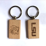 Personalized Wooden Keychain