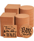 Personalized Cork Coasters - Set of 4