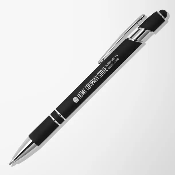 Personalized Soft Touch Pen With Stylus